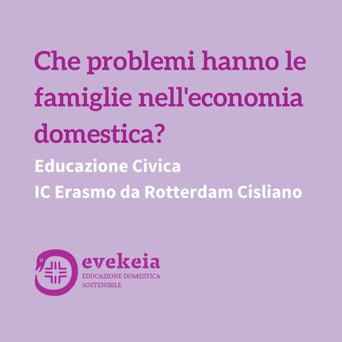 Ep 7 - Che problemi hanno le famiglie nell'economia domestica?