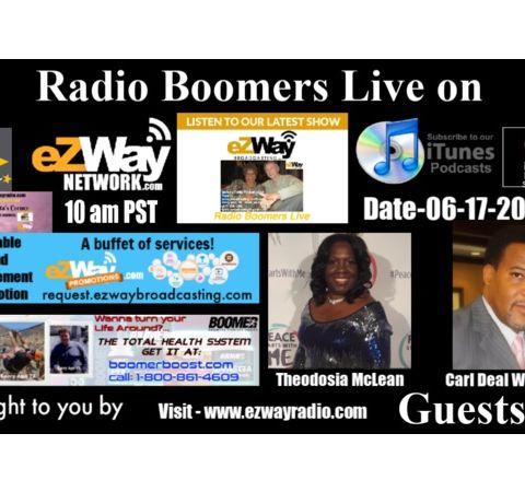 Radio boomers live S8 EP 40 with Theodosia & Carl Wilson CD Willson Events