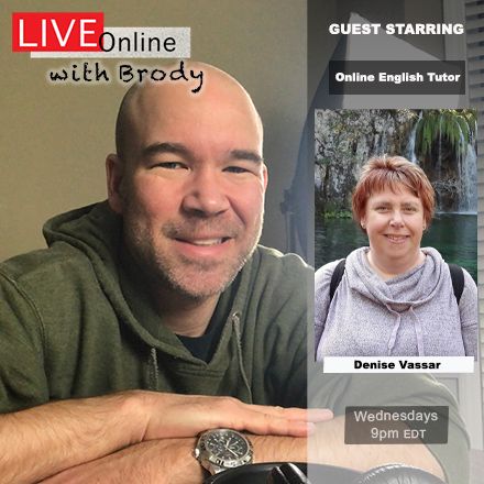 Online English Tutoring Expectations - LIVE Online With Brody (clip)