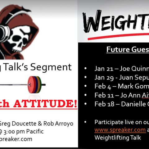 Masters with Attitude! January 21st with Joseph Quinn
