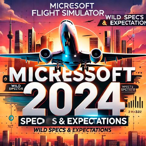 Microsoft Flight Simulator 2024 Wild Specs and Expectations for the New Simulator!