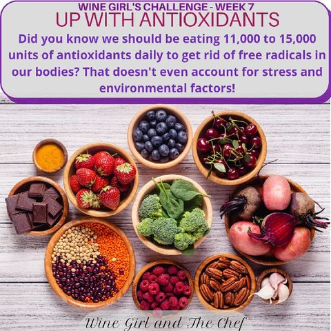 Get Healthy So You Can Drink More Wine! Week 7 -  Up With Antioxidants!