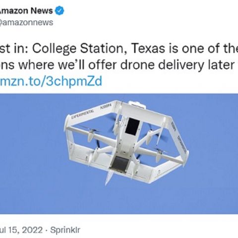 College Station city council decides at 1:24 a.m. to approve rezoning to allow Amazon to operate a drone delivery service