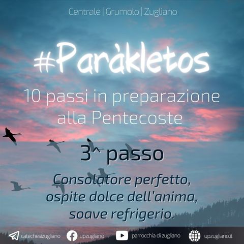 #Paràkletos | 3° passo