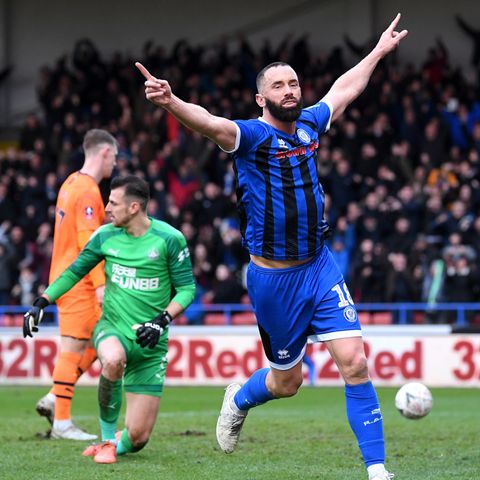 Rochdale 1-1 Newcastle: A tale of two strikers as Wilbraham seals a replay