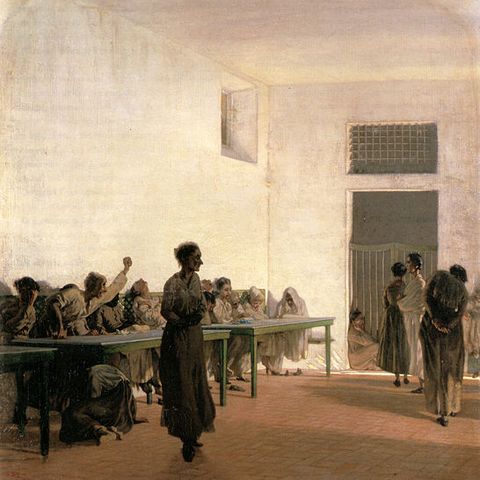La Sala delle agitate signorini 1866