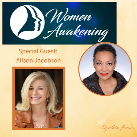 Cynthia with Alison Jacobson Midlife Coach for Women, Speaker, Author and Podcast Host