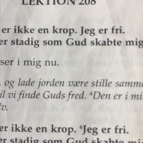 Lektion 208. Et kursus i mirakler.