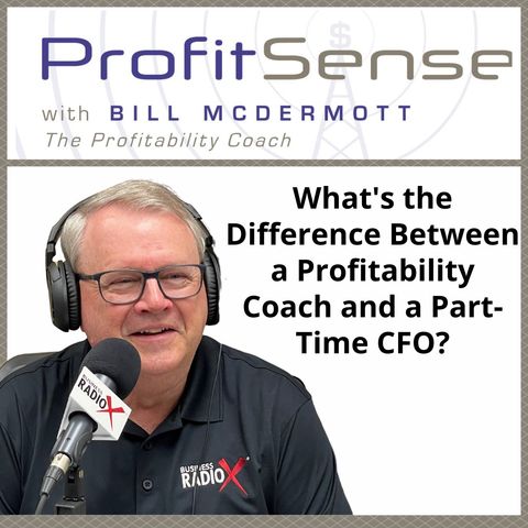 What's the Difference Between a Profitability Coach and a Part-Time CFO?, with Bill McDermott, Host of ProfitSense