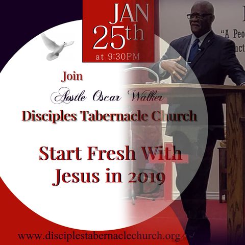 Start Fresh With Jesus in 2019!