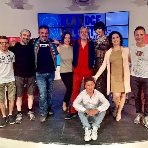 Massimo Gallinati con Andrea Fecchio e Violetta, dolcissima drag queen
