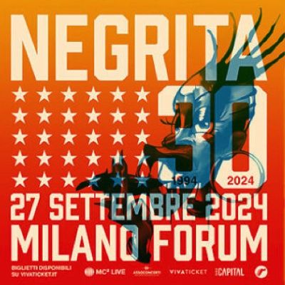 Negrita. Il 27 settembre hanno celebrato al Forum di Assago le 3 decadi di carriera, con tanti brani iconici come Gioia Infinita, e 2 novità