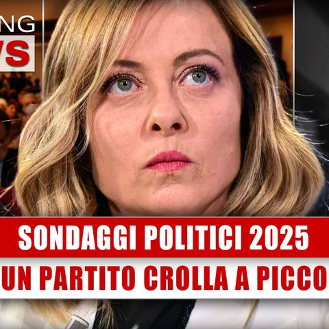 Sondaggi Politici 2025: Un Partito Crolla A Picco!