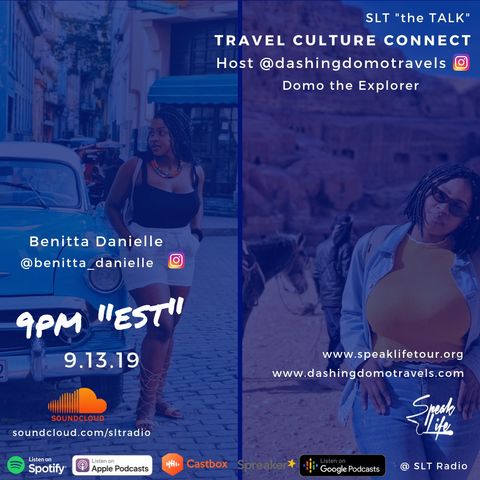 9.13 "Travel Culture Connect" featuring Benitta Danielle