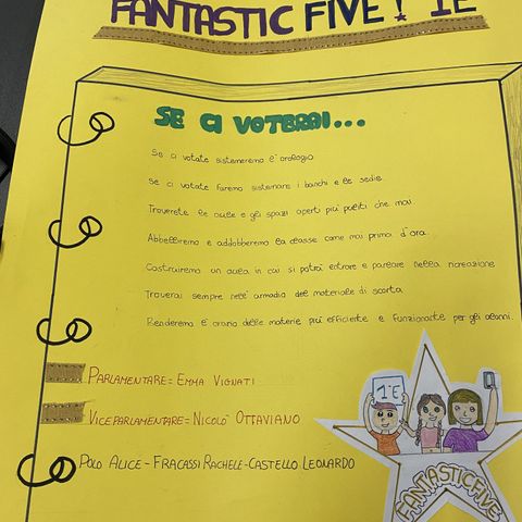 Partito “Fantastic five” 1E