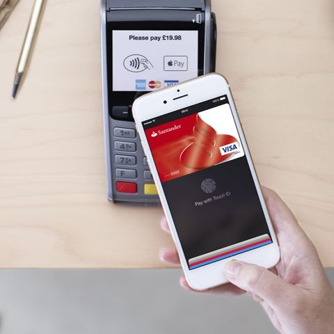Apple pay in the air...