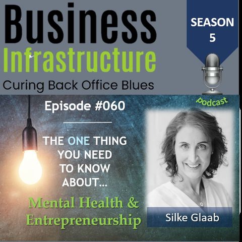 Episode 60: The One Thing You Need to Know About Mental Health & Entrepreneurship   Silke Glaab