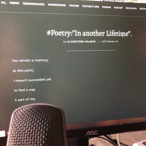 Poetry of the Month:"In another Lifetime"