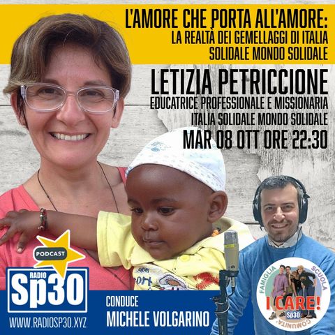 #ICARE - L'amore che porta all'Amore: la realtà dei gemellaggi di Italia Solidale Mondo Solidale - Letizia Petriccione