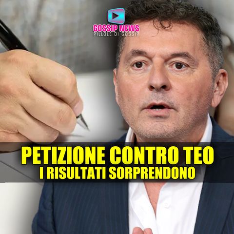 Si Mette Male Per Teo Mammucari: Parte La Petizione Per Allontanarlo!