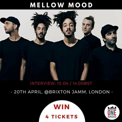 Mellow Mood in diretta con noi,per il concerto di Londra il 20 aprile  a seguire Young Music Talent