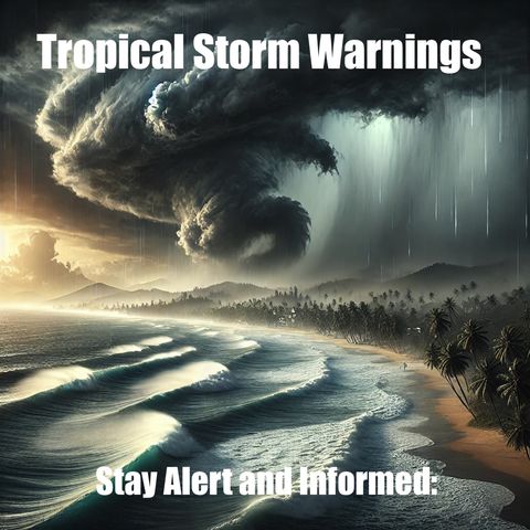 Tropical Storm Warnings - Stay Alert- Stay Informed