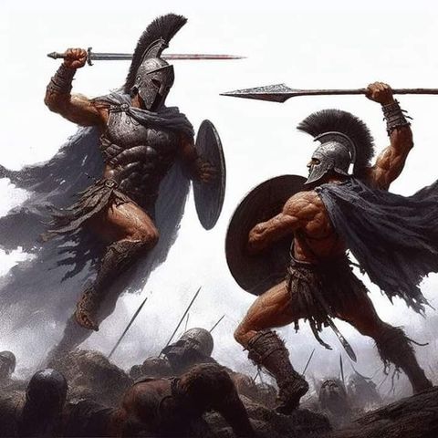 El Gran Duelo entre Héctor y Aquiles - La Guerra de Troya - Mitologia Griega