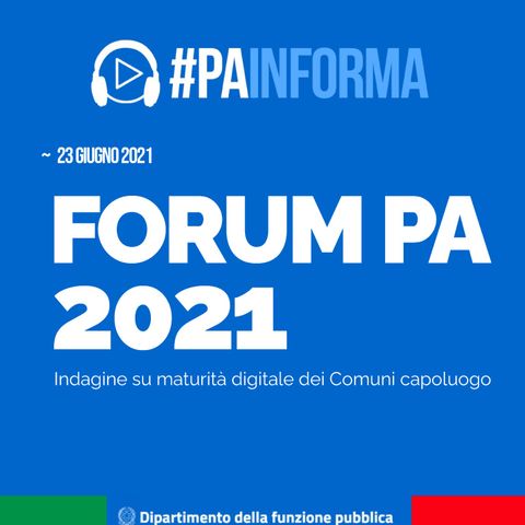 ForumPA Indagine su maturità digitale comuni d'Italia