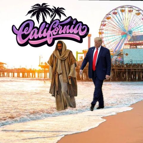 Jesus counting votes for Trump in California