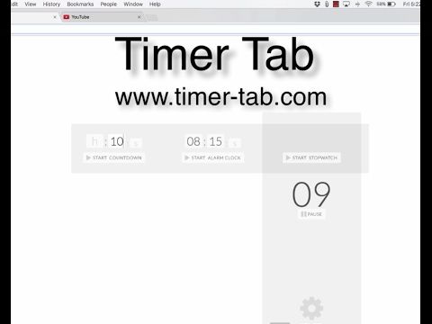 Timer Tab Tutorial - Classroom Timer
