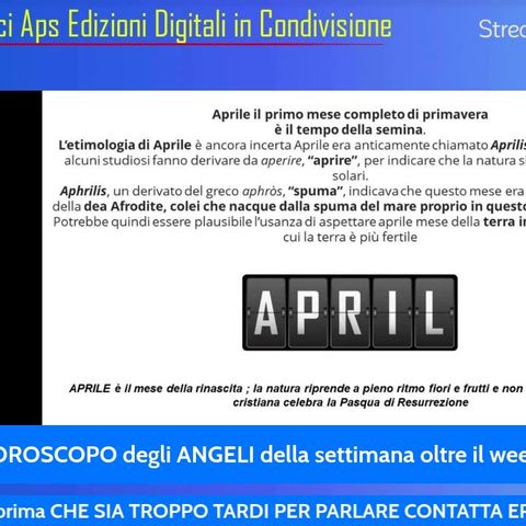 2 Aprile 2022 Angeli Numeri e Oroscopo della settimana dal 02 al 08 aprile in diretta