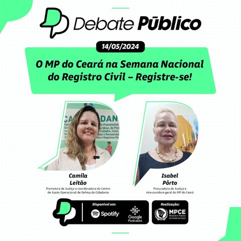 O MP do Ceará na Semana Nacional do Registro Civil - Registre-se!