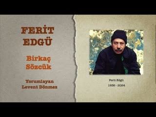 Ferit Edgü - Birkaç Sözcük