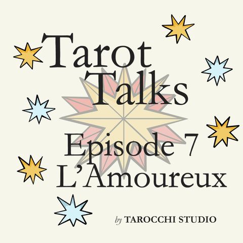 6.L'Amoureux. Take the fork of the road! Tarot of Marseille.