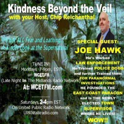 KindnessBeyondTheVeil-Episode107-JoeHawk-PoliceDogsInParanormal-HostingParacons