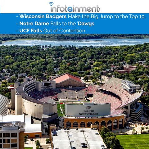 CFB Top 10 Week 5 - Wisconsin Badgers Bring Big 10 to CFB Top 10