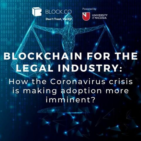 Blockchain for the legal industry: How is the Corona virus crisis making adoption more imminent?