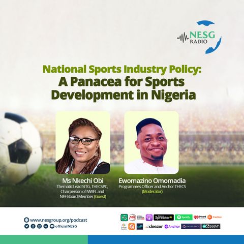 National Sports Industry Policy : A Panacea for Sports Development in Nigeria