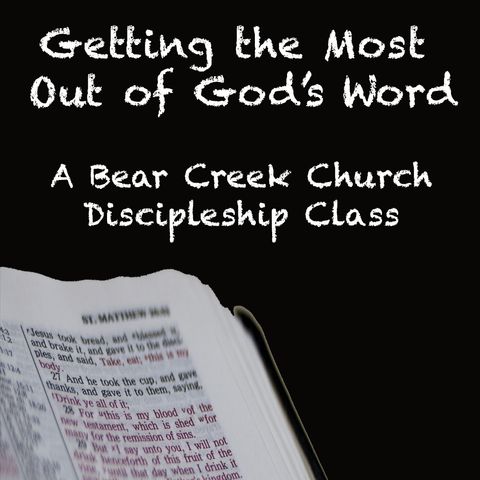 Week 3b - Studying the Gospels