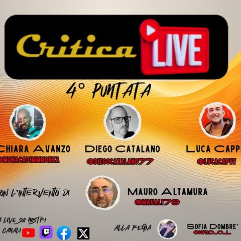 CriticaLive 4°P. Dibattito caldo in pausa campionato