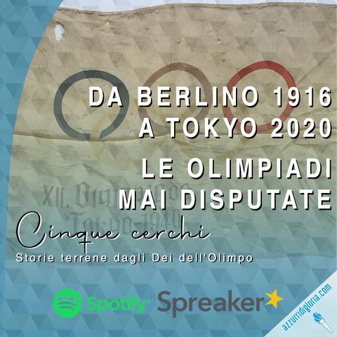 Le Olimpiadi mai disputate - Da Berlino 1916 a Tokyo 2020