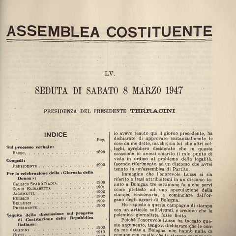 La giornata della donna (8 marzo 1947)