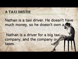 42. Learning English through story - An amazing story - A Taxi Driver - Interesting Story