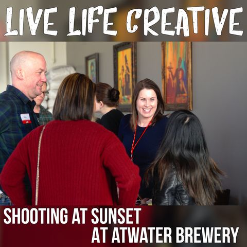 Shooting at Sunset at Atwater Brewery