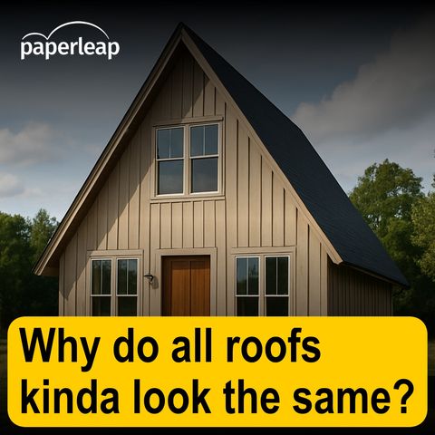 Why do all roofs kinda look the same?