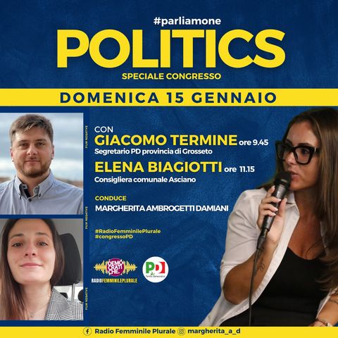 #SpecialeCongresso 🎧 Elena Biagiotti_consigliera comunale di Asciano