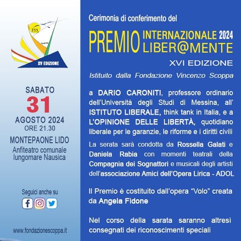 Premio Internazionale Liber@mente 2024 - XVI edizione