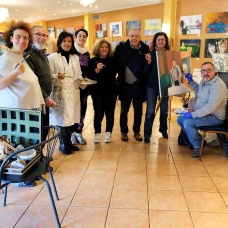 Mostra di 74 quadri sulle canzoni vincitrici a Sanremo