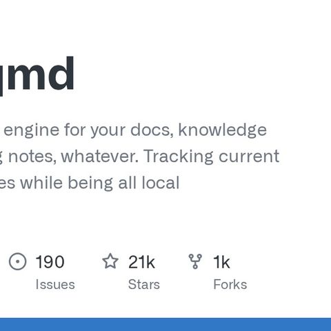 GitHub - tobi/qmd: mini cli search engine for your docs, knowledge ...