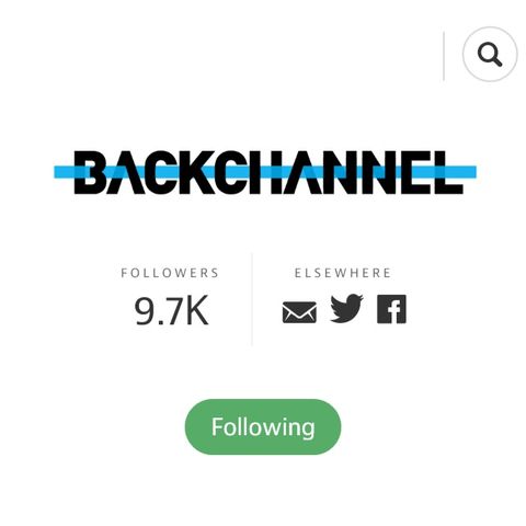 Recommending the Medium Backchannel